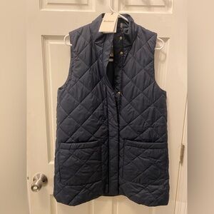 Navy Barbour vest